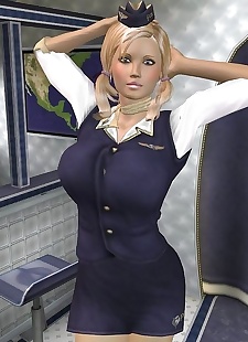  porn photos Busty stewardess fucked and creamed by, ass 