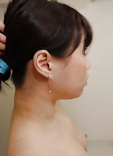  porn photos Asian bitch with dark hair Yasuko, ass , brunette 